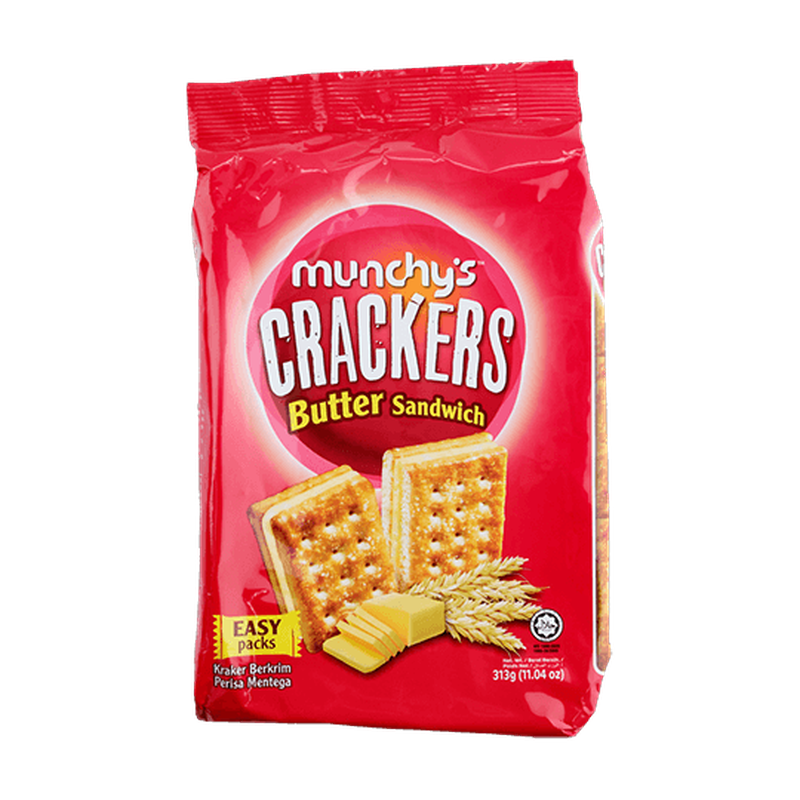Munchy's Cracker Sandwich With Butter Flavoured Cream (Easy