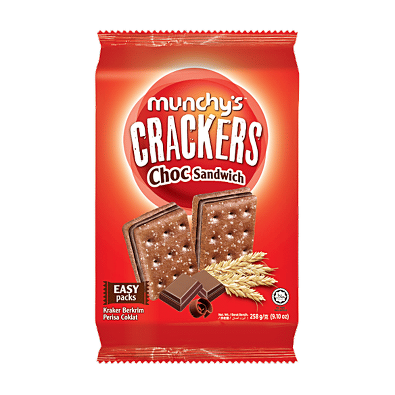 Munchy's Choc Sandwich - Chocolate Flavoured Cream (Easy Pack