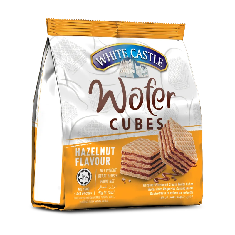 White Castle Luxury Cubes Hazelnut Flavored