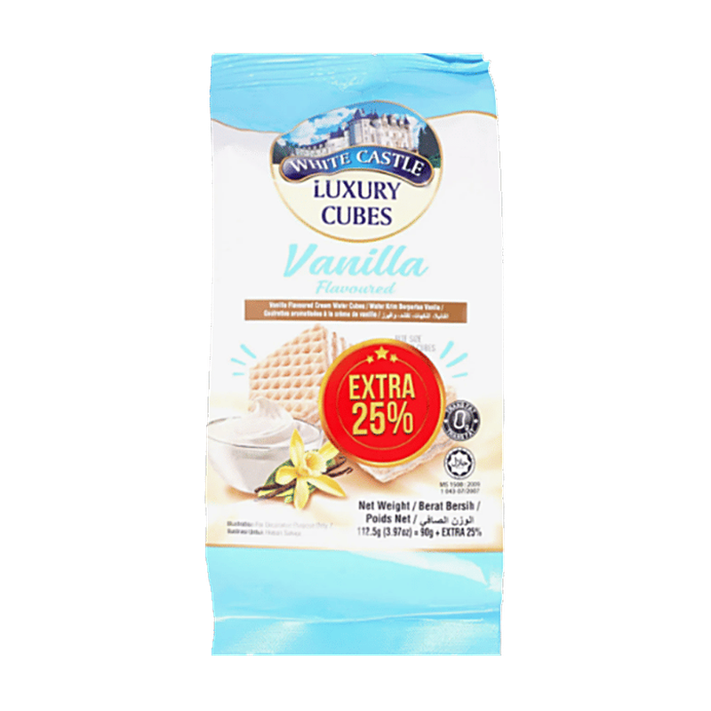 White Castle Luxury Cubes Vanilla Flavored
