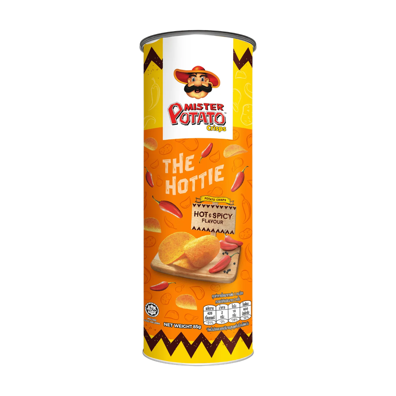 Mister Potato Chips Hot & Spicy Flavor
