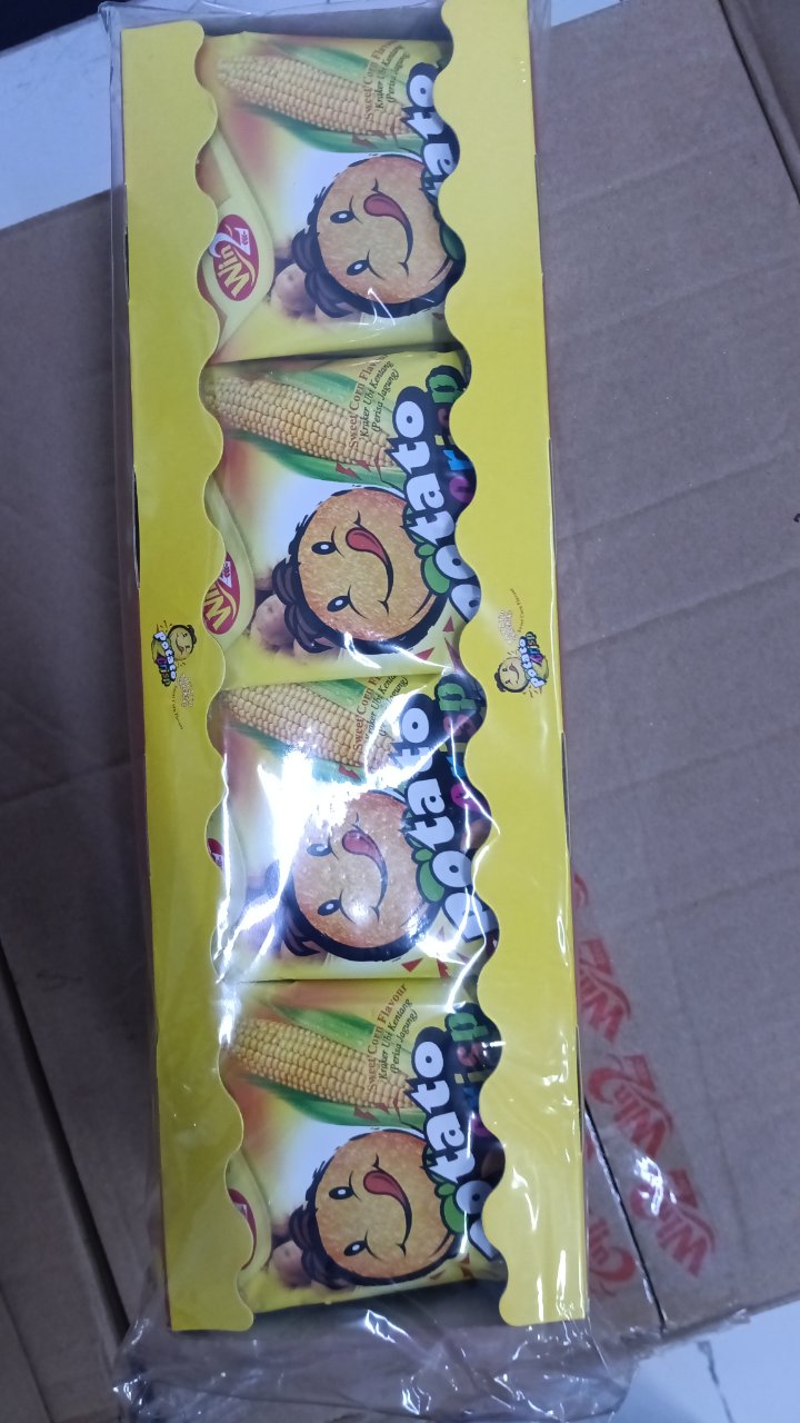 Win 2 Potato Crisp Sweet Corn Flavour