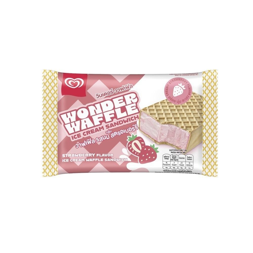 Wall's Waffle strawberry