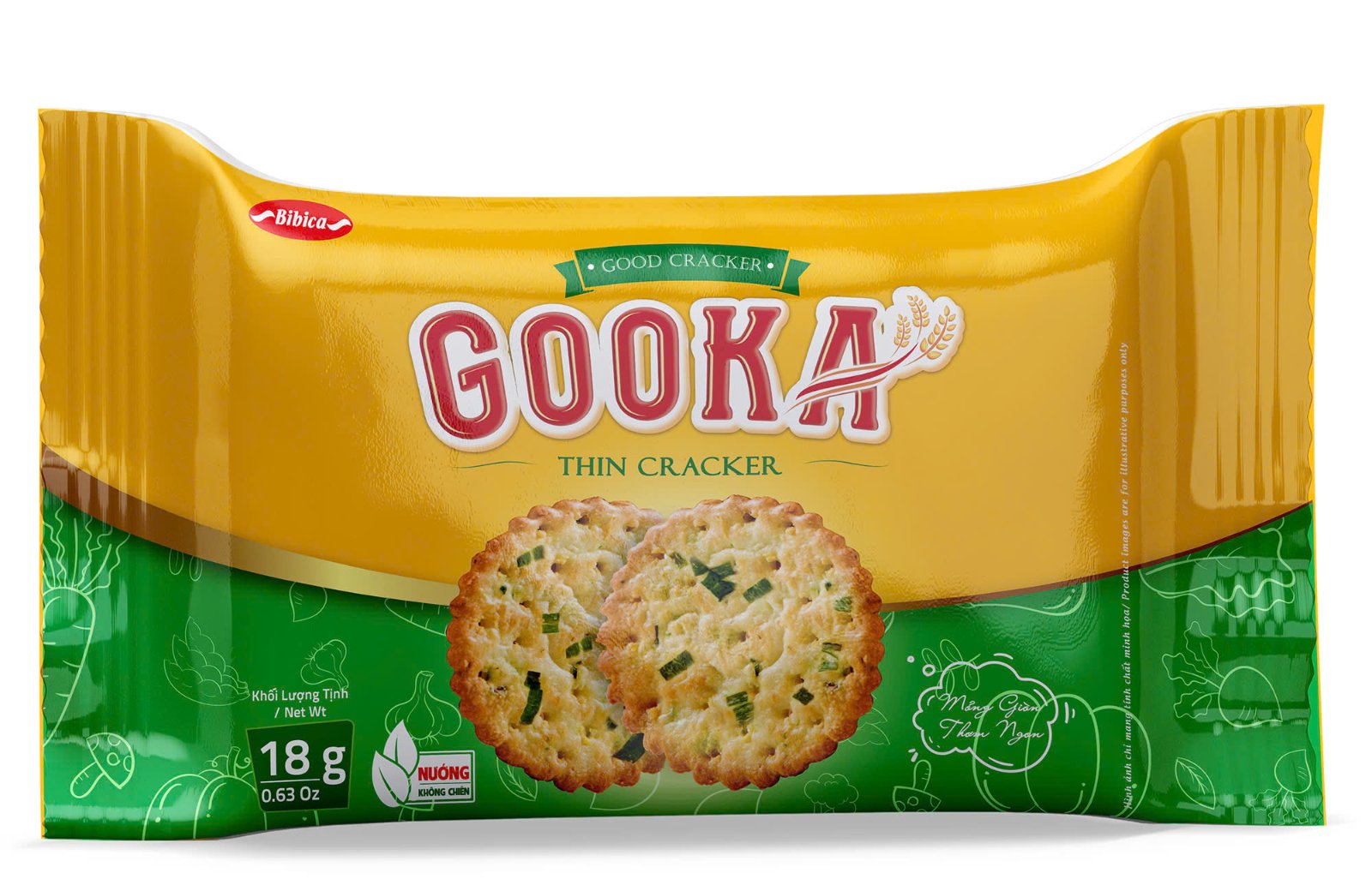 Gooka Vegetable Thin Crackers