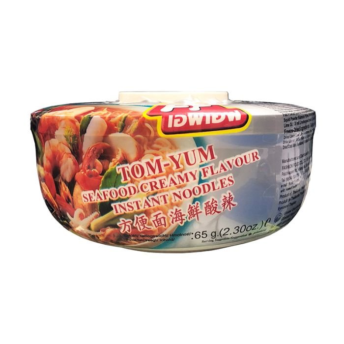 ចិនតាសីCreamy Tom Yum Seafood instant noodles