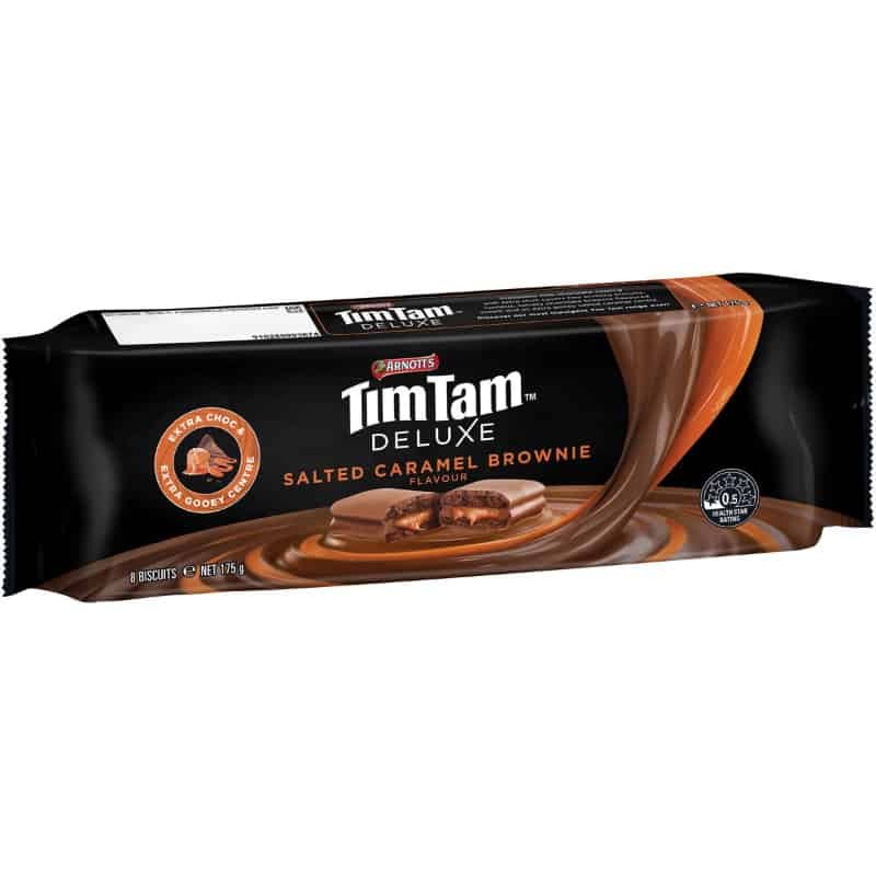 Arnott's Tim Tam Deluxe Salted Caramel Brownie