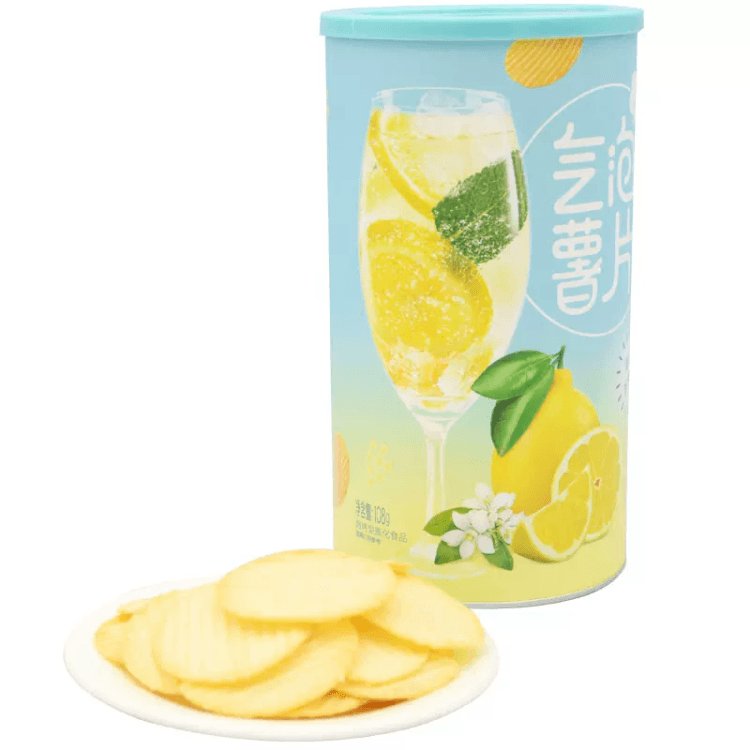 Babu Panda Bubble Potato Chips Sea Salt Lemon