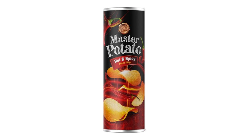 Master Snack Hot & Spicy Potato Chips 60g