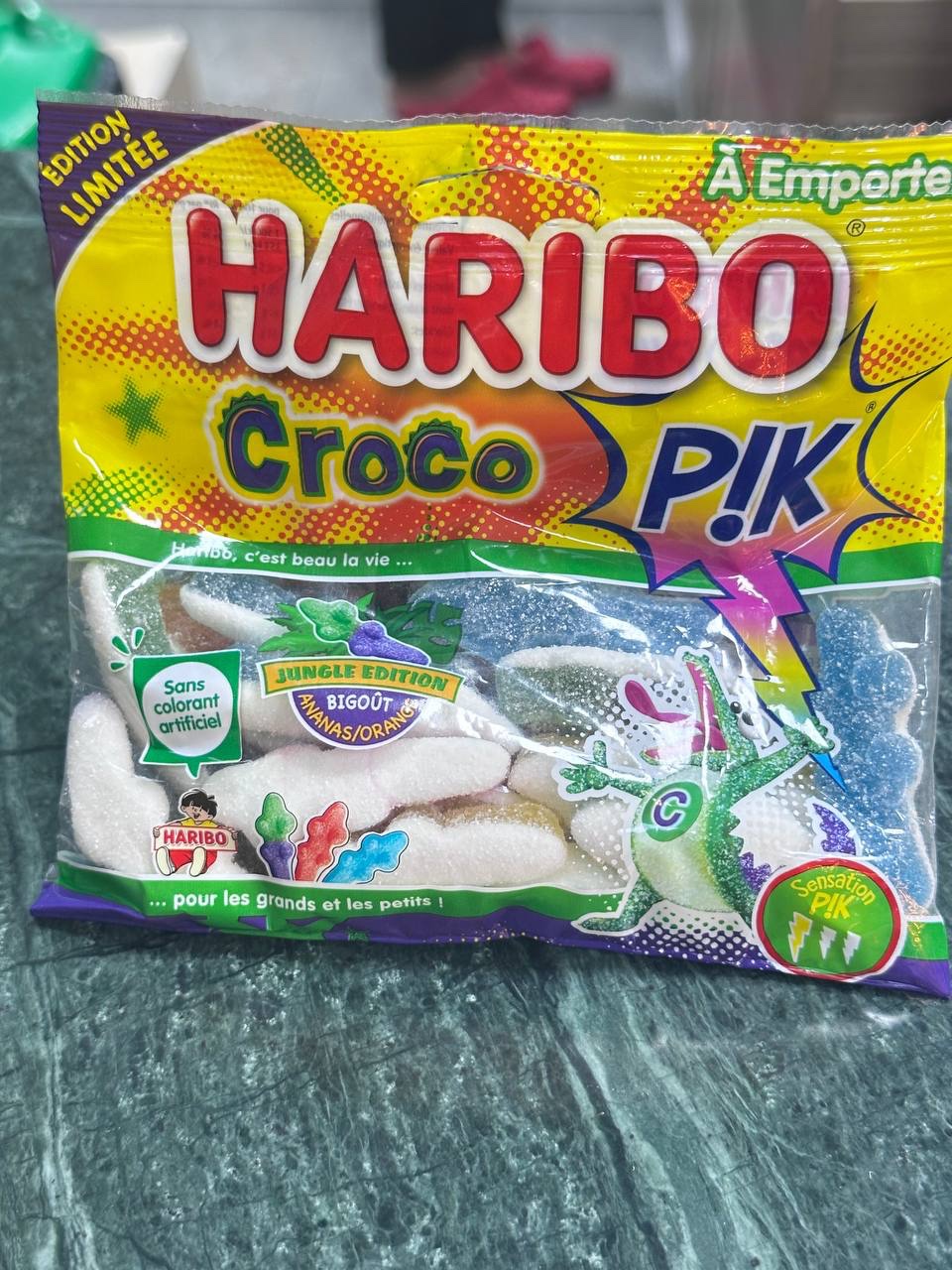 Haribo Croco Pik sour gummy