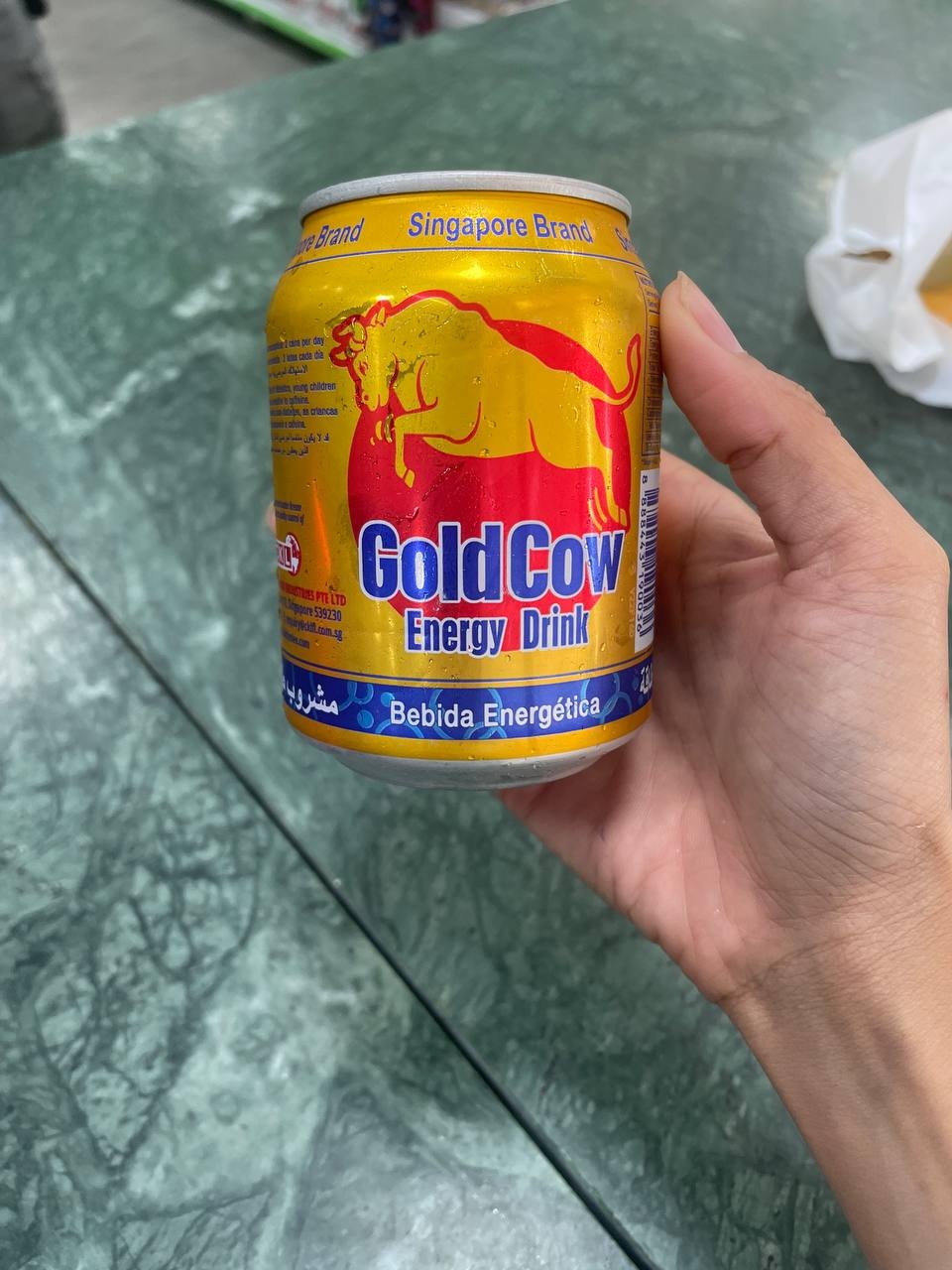 Cold cow energy drinks