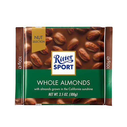 Ritter sport Whole Almond12tickx